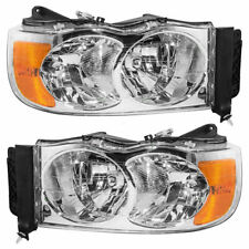 DEPO Headlight Set For 2002-2005 Dodge Ram Left & Right CH2502135 CH2503135 picture