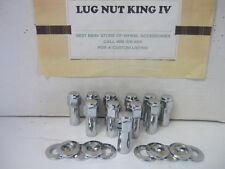 20 LUG NUTS 7/16-20 WELD WHEELS PRO STAR  ROD LITE,DRAG LITE  W/ 779  OLD  CHEVY picture