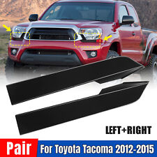Set For Toyota Tacoma 2012-2015 Front Grille Headlight Filler Molding Trim Panel picture