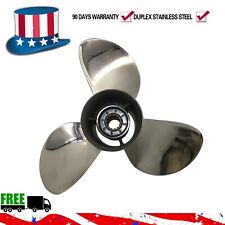 OEM 11 1/8x13 Stainless Boat Propeller Fit Tohatsu Outboard 40-50HP  13 Tooth picture