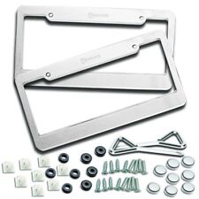 Zento Deals 2 Pack Aluminum License Plate Frame with Screws Anti-Theft  picture