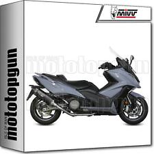 rc full system exhaust steel black carbon cap speed edge mivv kymco ak 550 17/20 picture