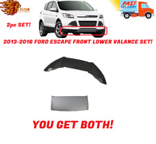 NEW Textured Black - Front Bumper Lower Valance for 2013-2016 Ford Escape 13-16 picture