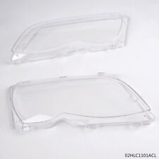 Pair Left Right Headlight Lens Cover Fit For BMW 3 Series E46 02 03 04 05 4 Door picture