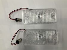 1967 1968 Chevy Chevrolet C10 Clear LED  Turn Signal Parking Light Lens Pair picture