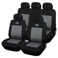 AUTOYOUTH Full Set of Car Seat Protector Car Decoration Gray And Black picture