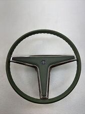 78-87 Pontiac Grand Prix Lemans Molded Rubber Steering Wheel OEM Green/Woodgrain picture