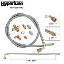 4AN Turbo Oil Feed Line Kit AN4 For T3 T4 T04E T60 T61 T66 T67 T70 GT35 GT45 picture