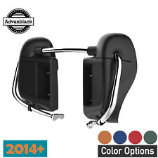 Advanblack Color Matched Lower Vented Fairing 6.5'' Speaker Pod Fits 14+ Harley picture