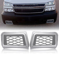 For 03-07 Chevy Silverado SS-Style Bumper Caliper Air Duct Grille Grill Cover picture