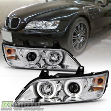 1996-2002 BMW Z3 LED Dual Halo Projector Headlights Lamps Lights Left+Right Pair picture