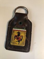 Extremely Rare Vintage ￼Ferrari Leather Keychain picture