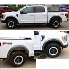 For 21-22 Ford F150 Raptor Style Fender Flare Wheel Protector Gray 4 PCS picture