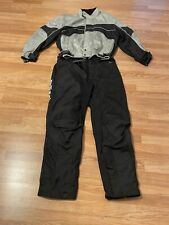 Men's MOSSI RACING Motorsports Apparel Padded Jacket + Pants Black/SilverSize-XL picture