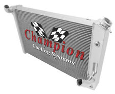 4 Row Aluminum Champion Radiator for 1973 - 1976 Chevrolet Corvette V8 Engine picture