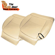 Fits 2004-2008 Ford F150 Front Side Bottom Replacement Leather Cover Beige Tan picture