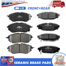 Front Rear Ceramic Brake Pads for 2015 2016 2017 - 2021 Subaru WRX picture