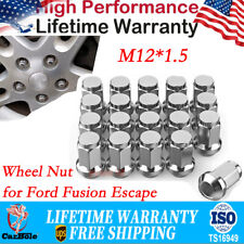 20PC FOR FORD Ranger Escape Fusion CHROME Acorn Bulge Hex M12*1.5 Wheel Nuts Lug picture