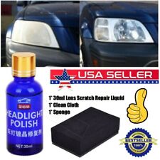 Pro Car Headlight Lens Restoration Repair Kit Polishing Cleaner Cleaning Tool picture