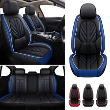 Faux Leather Car Seat Cover Full Set For Honda Accord/Civic/CR-V/Clarity/Insight picture