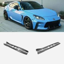 For Toyota GR86 ZN8 Fit Subaru BRZ ZD8 Carbon Fiber Side Skirts Extension Addon picture