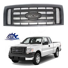 For 2009-2014 Ford F-150 F150 Grille Grill Front Bumper Hood Guards Black XL picture