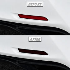 FOR 15-18 Lexus RC Rear Reflector SMOKE Precut Vinyl Tint Overlays picture