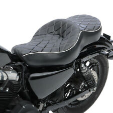 For Harley Sportster XL Iron 883 1200 Custom Driver Rider Passenger Two-up Seat picture