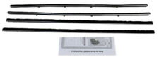 Window Sweeps Weatherstrip for 1959 Ford Ranchero Standard Cab Black Front picture