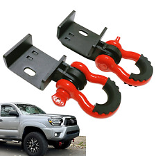 Front Demon Tow Hook Brackets D-Ring Shackles for 2009-2021 Toyota Tacoma picture
