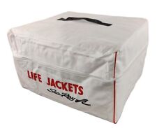 Sea Ray Life Jacket Storage Bag Preserver Vest Boat Marine White Heavy Duty Dirt picture