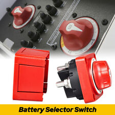 Red 6007 Mini Dual Battery Selector Switch 4 Position For Marine Boat 12v-48v picture