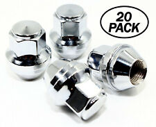 20 14x1.5 21mm Hex Chrome OEM Factory Style Acorn Ford Mustang Lincoln Lug Nuts  picture