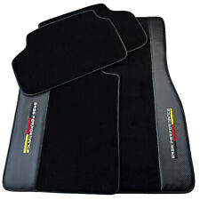 Black Floor Mats for BMW 6 Series E24 Coupe (1976-1989) with Carbon | ER56 picture