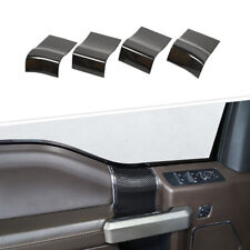 4x Carbon Fiber Inner Door Handle Panel Sticker Trim Cover for Ford F150 2015-20 picture