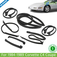 New Weather Strip Seal Full Weatherstrip Kit Fit For 1984-1989 Corvette C4 Coupe picture