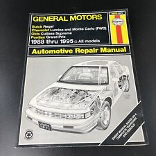 Haynes Repair Manual GM Buick Regal, Pontiac Grand Prix, Lumina 1988-1995 #1671 picture