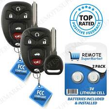 2 Replacement for 2006-2011 Buick Lucerne Cadillac DTS Remote Car Key Fob 5b Set picture