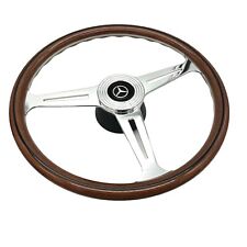 Mercedes-Benz SL R107 W107 Luisi Montecarlo Vintage Wood Steering Wheel 390mm picture