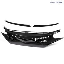 Fit For 16-18 Honda Civic Battle Style Sedan Coupe Front Bumper Grille Hood ABS picture