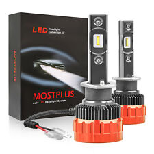 MOSTPLUS 8000LM 80W LED Headlight Kit H1 Bulbs 6000K White One Set picture
