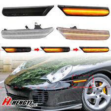Sequential LED Side Marker Light Lamp For 1998-2004 Porsche Boxster 986 911 996 picture