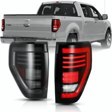 Smoke LED Tail Lights for 2009-2014 Ford F150 Pickup Rear Brake Lamp Sequential picture