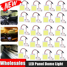 48SMD COB White Panel LED T10 Car Interior Panel Light 12V Dome Lamp Bulbs LOT picture