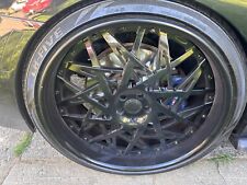 24 inch forgiato wheels rims 5x112 3 piece picture