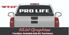 Pro God Gun Life Window Decal Bumper Sticker American Rights Vinyl Car Truck 6.6 picture