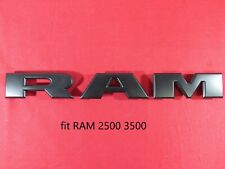 1x OEM RAM Grille Emblem Front Badge for 2019-2024 RAM 2500 3500 Black picture