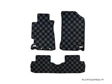 P2M FRONT & REAR Checkered Carpet Floor Mats for Acura RSX & Type S DC5 01-06 picture