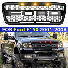 For 2004 2005 2006 2007 2008 Ford F150 Grill Raptor Style Front Grille Black picture