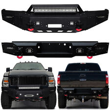 Vijay For 2008-2010 Ford F250 F350 Front or Rear Bumper w/Winch Plate&LED Light picture